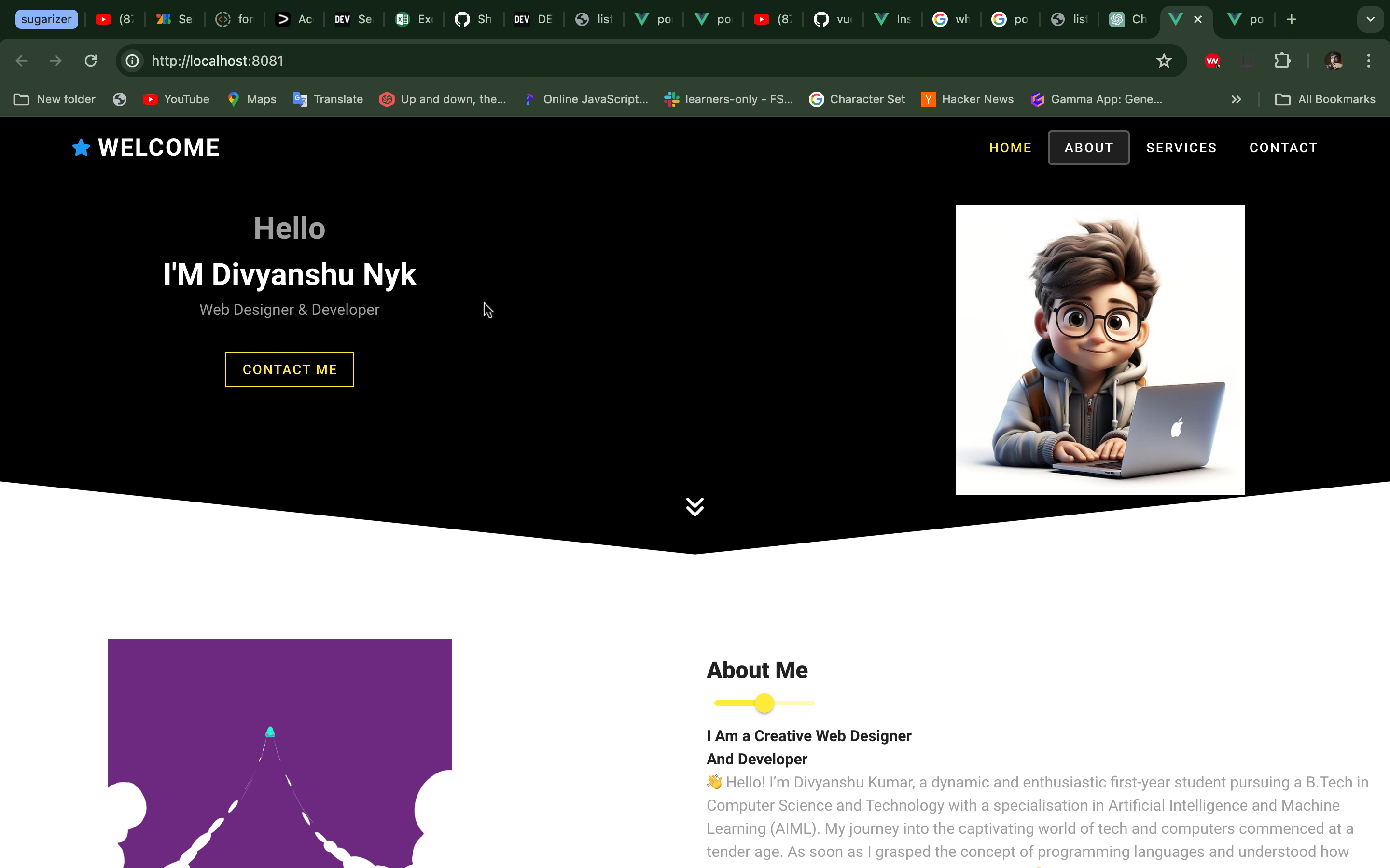 Portfolio -Vue.JS